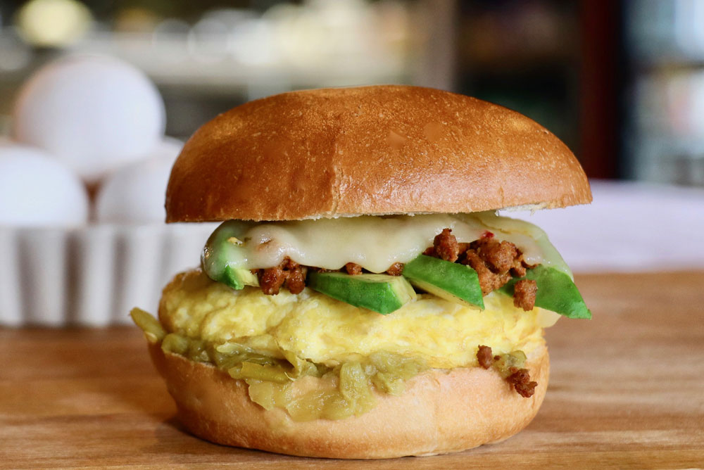 Yampa breakfast sandwich - Ranchero